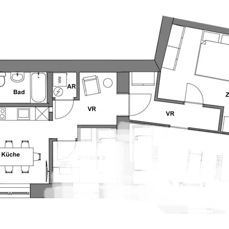 Living Leoben Rebuli - In 2 One Apartament *